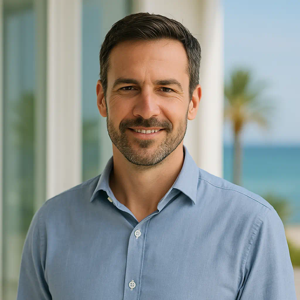 Immobilienfachmann Marcel an der Costa Blanca.
