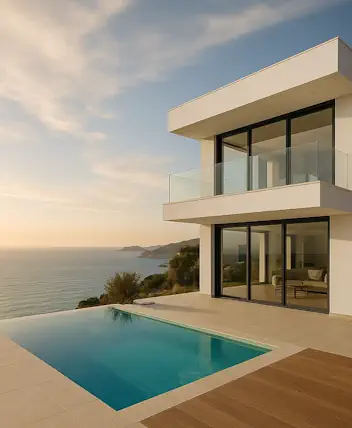 Luxusvilla mit Pool und Meerblick an der Costa Blanca Luxusvilla mit Pool und Meerblick an der Costa Blanca